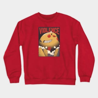 Violence Funny Duck Attack by Tobe Fonseca Crewneck Sweatshirt